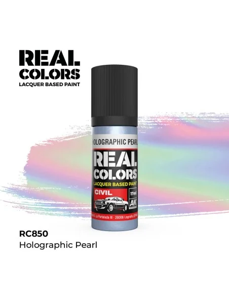 [NO_DESC] Real Colors: Holographic Pearl 17 ml. - AK Interactive RC850