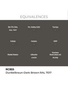 Real Colors: Dunkelbraun-Dark Brown RAL 7017 17 ml. - AK Interactiv... 2