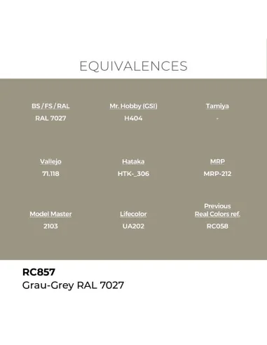 Real Colors: Grau-Grey RAL 7027 17 ml. - AK Interactive RC857