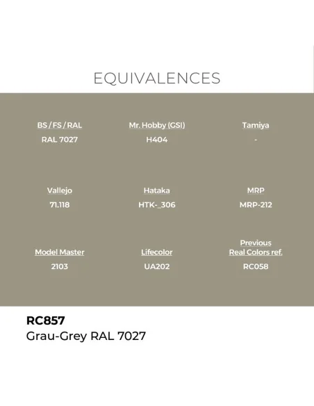 Real Colors: Grau-Grey RAL 7027 17 ml. - AK Interactive RC857