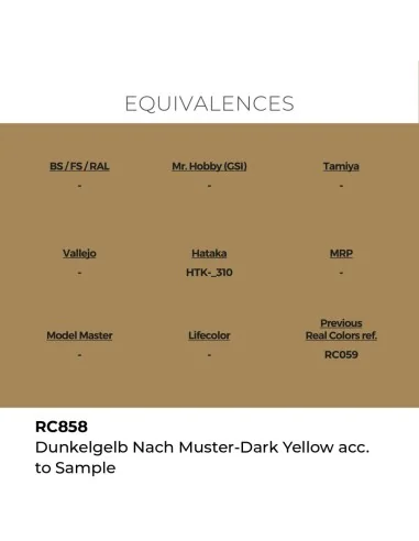 Real Colors: Dunkelgelb Nach Muster-Dark Yellow acc. to Sample - AK...
