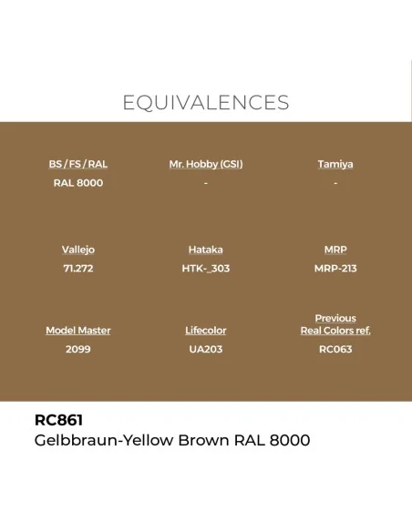 [NO_DESC] Real Colors: Gelbbraun-Yellow Brown RAL 8000 17 ml. - AK ...