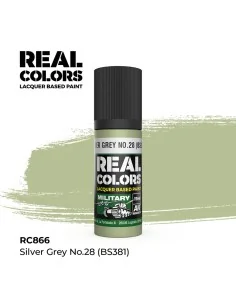 Real Colors: Silver Grey No.28 (BS381) 17 ml. - AK Interactive RC866