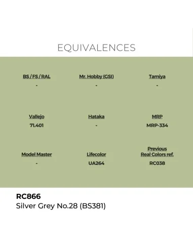 [NO_DESC] Real Colors: Silver Grey No.28 (BS381) 17 ml. - AK Intera...