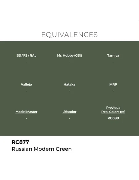 Real Colors: Russian Modern Green 17 ml. - AK Interactive RC877