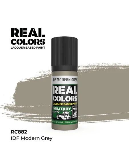 Real Colors: IDF Modern Grey 17 ml. - AK Interactive RC882