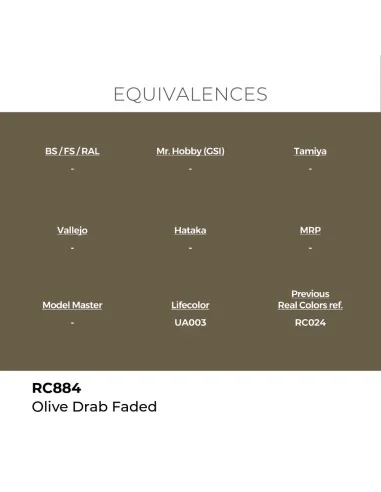 [NO_DESC] Real Colors: Olive Drab Faded 17 ml. - AK Interactive RC884