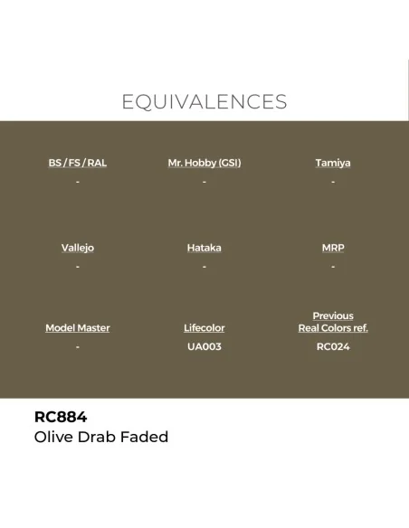Real Colors: Olive Drab Faded 17 ml. - AK Interactive RC884