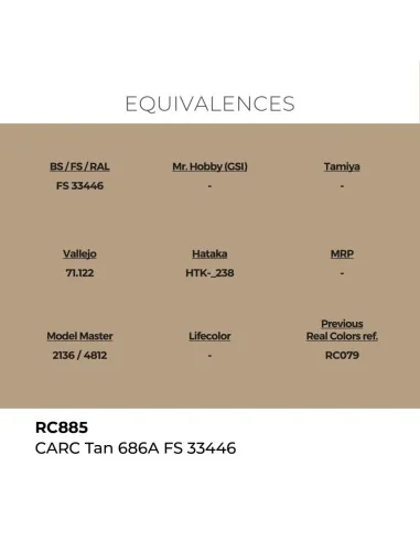 Real Colors: CARC Tan 686A FS 33446 17 ml. - AK Interactive RC885
