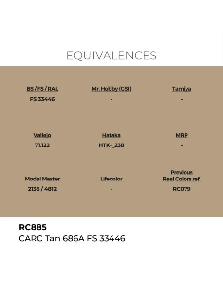Real Colors: CARC Tan 686A FS 33446 17 ml. - AK Interactive RC885