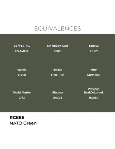 Real Colors: NATO Green 17 ml. - AK Interactive RC886