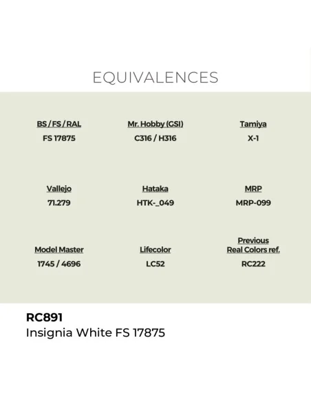 Real Colors: Insignia White FS 17875 17 ml. - AK Interactive RC891