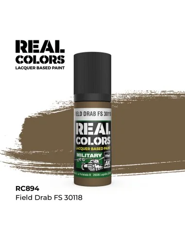 Real Colors: Field Drab FS 30118 17 ml. - AK Interactive RC894