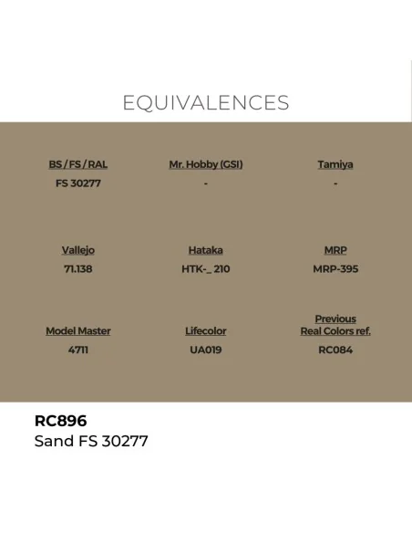 Real Colors: Sand FS 30277 17 ml. - AK Interactive RC896