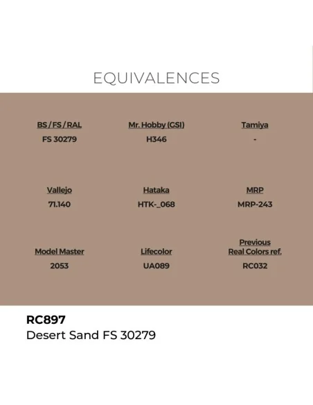 Real Colors: Desert Sand FS 30279 17 ml. - AK Interactive RC897