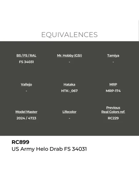 [NO_DESC] Real Colors: US Army Helo Drab FS 34031 17 ml. - AK Inter...