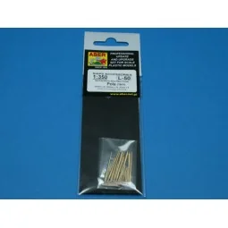 Barrels for Pola crusier, 1/350 - Aber Models RE-350 L50