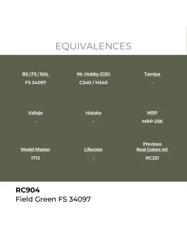 Real Colors: Field Green FS 34097 17 ml. - AK Interactive RC904