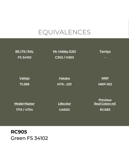 Real Colors: Green FS 34102 17 ml. - AK Interactive RC905