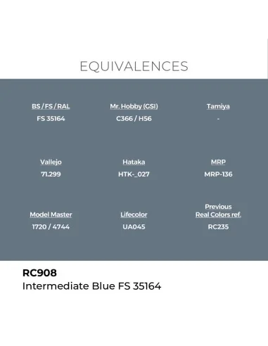 Real Colors: Intermediate Blue FS 35164 17 ml. - AK Interactive RC908