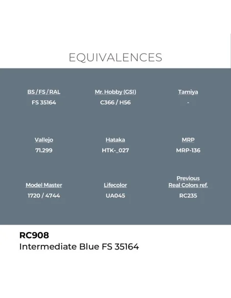Real Colors: Intermediate Blue FS 35164 17 ml. - AK Interactive RC908