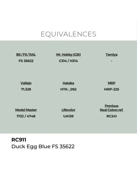 Real Colors: Duck Egg Blue FS 35622 17 ml. - AK Interactive RC911