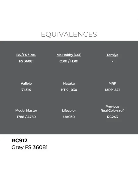 [NO_DESC] Real Colors: Grey FS 36081 17 ml. - AK Interactive RC912