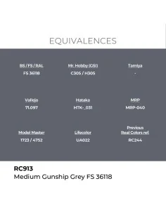 Real Colors: Medium Gunship Grey FS 36118 17 ml. - AK Interactive R... 2