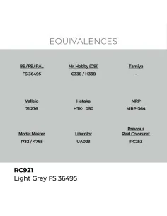 Real Colors: Light Grey FS 36495 17 ml. - AK Interactive RC921 2