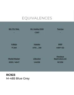 Real Colors: M-485 Blue Grey 17 ml. - AK Interactive RC923 2