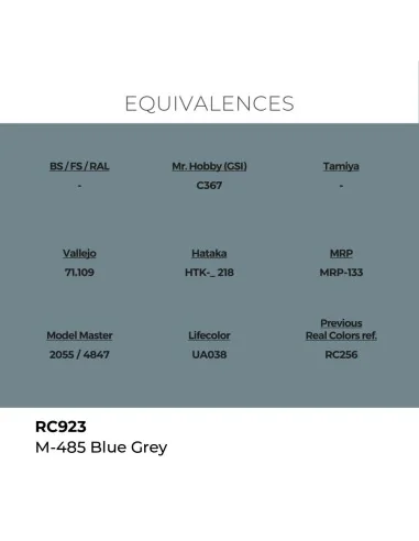 Real Colors: M-485 Blue Grey 17 ml. - AK Interactive RC923