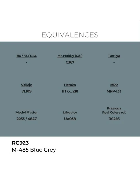 Real Colors: M-485 Blue Grey 17 ml. - AK Interactive RC923