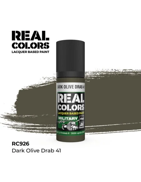 Real Colors: Dark Olive Drab 41 17 ml. - AK Interactive RC926
