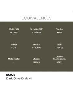 Real Colors: Dark Olive Drab 41 17 ml. - AK Interactive RC926 2