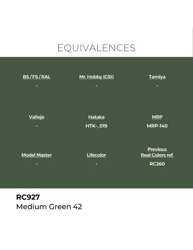 [NO_DESC] Real Colors: Medium Green 42 17 ml. - AK Interactive RC927