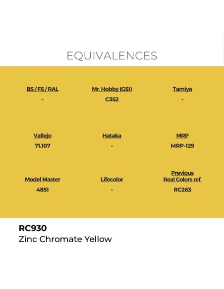 Real Colors: Zinc Chromate Yellow 17 ml. - AK Interactive RC930