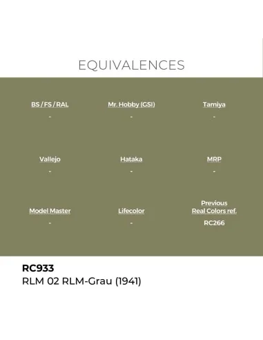 Real Colors: RLM 02 RLM-GRAU (1941) 17 ml. - AK Interactive RC933
