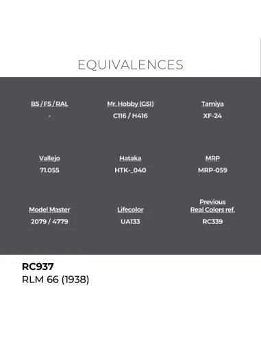 Real Colors: RLM 66 (1938) 17 ml. - AK Interactive RC937