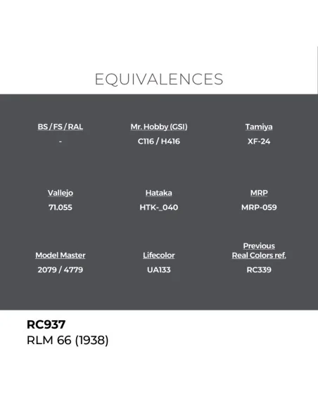 Real Colors: RLM 66 (1938) 17 ml. - AK Interactive RC937