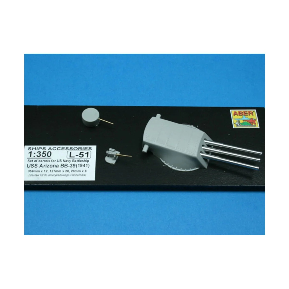 Barrels for Arizona, 1/350 - Aber Models RE-350 L51 Barrels for Arizona, 1/350 - Aber Models RE-350 L51