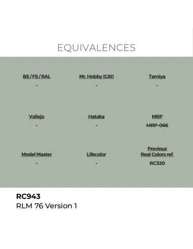 [NO_DESC] Real Colors: RLM 76 Version 1 17 ml. - AK Interactive RC943