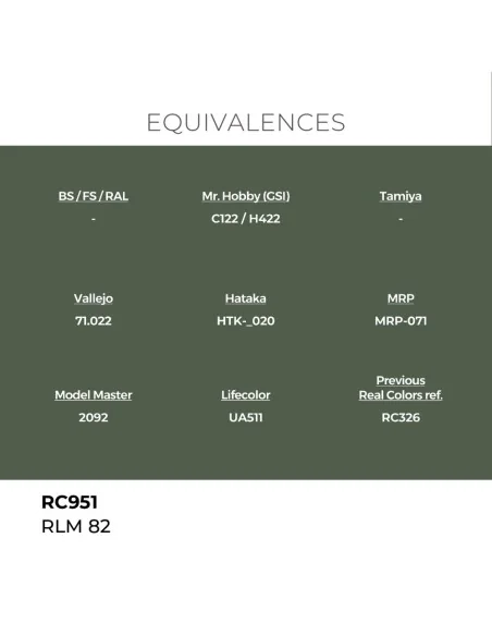 Real Colors: RLM 82 17 ml. - AK Interactive RC951