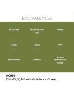 [NO_DESC] Real Colors: IJN M3 (M) MITSUBISHI Interior Green 17 ml. ... 2