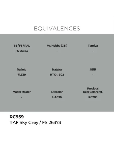 [NO_DESC] Real Colors: RAF Sky Grey 17 ml. - AK Interactive RC959