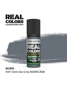 Real Colors: RAF Dark Sea Grey BS381C/638 17 ml. - AK Interactive R...