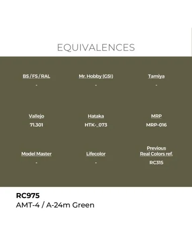 Real Colors: AMT-4 / A-24M Green 17 ml. - AK Interactive RC975