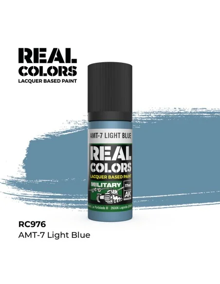 Real Colors: AMT-7 Light Blue 17 ml. - AK Interactive RC976
