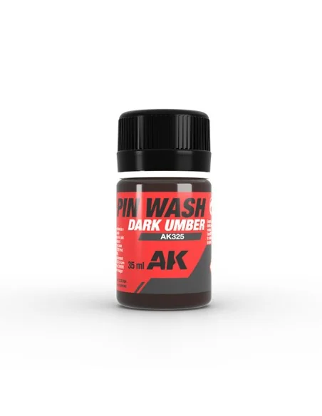 Dark Umber PIN WASH - AK Interactive AK325