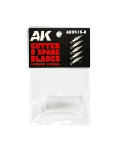 STANDARD DIAGONAL (5 SPARE BLADES) Replacement - AK Interactive AK9...