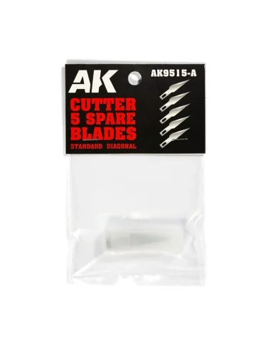 STANDARD DIAGONAL (5 SPARE BLADES) Replacement - AK Interactive AK9...